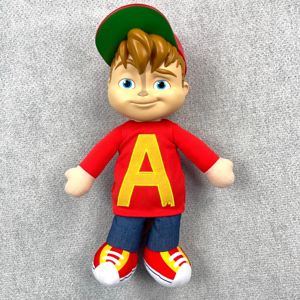 Alvin And The Chipmunks Fisher Price Talking Doll Plush TESTED WORKS Hard Head